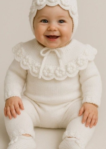 El Örgü  Bebek Tulumları tüm çeşitler - Görsel 5