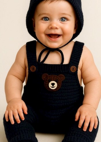 El Örgü  Bebek Tulumları tüm çeşitler - Görsel 8