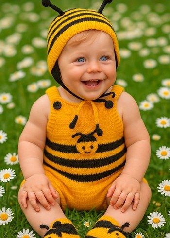 El Örgü  Bebek Tulumları tüm çeşitler - Görsel 12