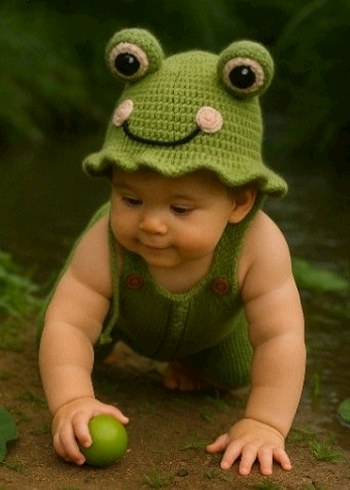 El Örgü  Bebek Tulumları tüm çeşitler - Görsel 18