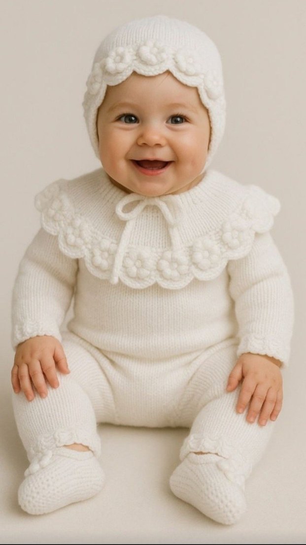 El Örgü  Bebek Tulumları tüm çeşitler - Görsel 5