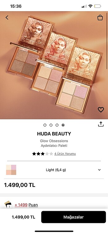 Huda beauty aydınlatıcı