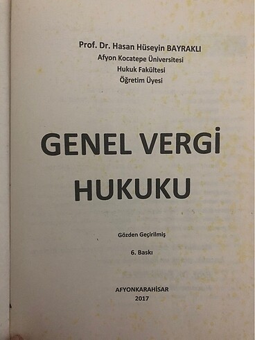  Beden Genel Vergi Hukuku