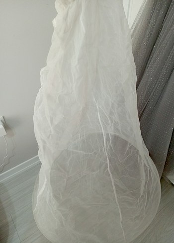 Gri Drapeli Uzun Abiye Elbise - Görsel 8