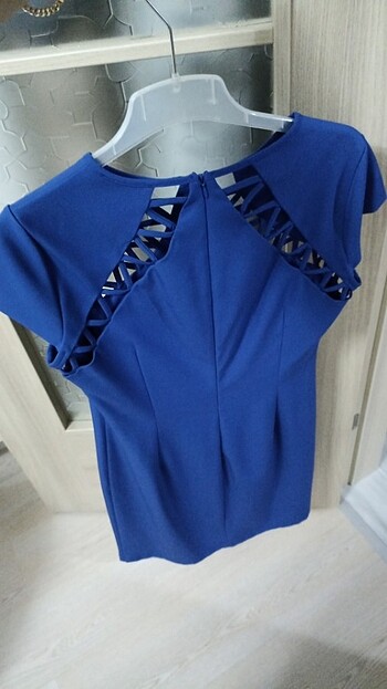 42 Beden mavi Renk Kadın Elbise