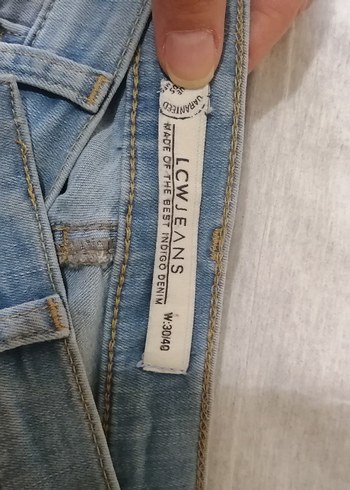Kadın Mavi Denim Midi Boy Dar Kesim Kot Pantolon - Görsel 2