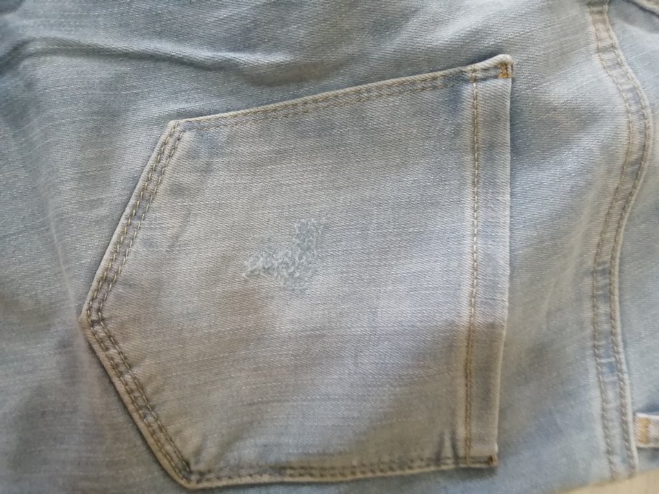 Kadın Mavi Denim Midi Boy Dar Kesim Kot Pantolon - Görsel 3