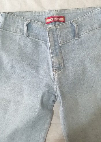 Buz mavisi Normal Boy Kadın Kot Pantolon - Görsel 3