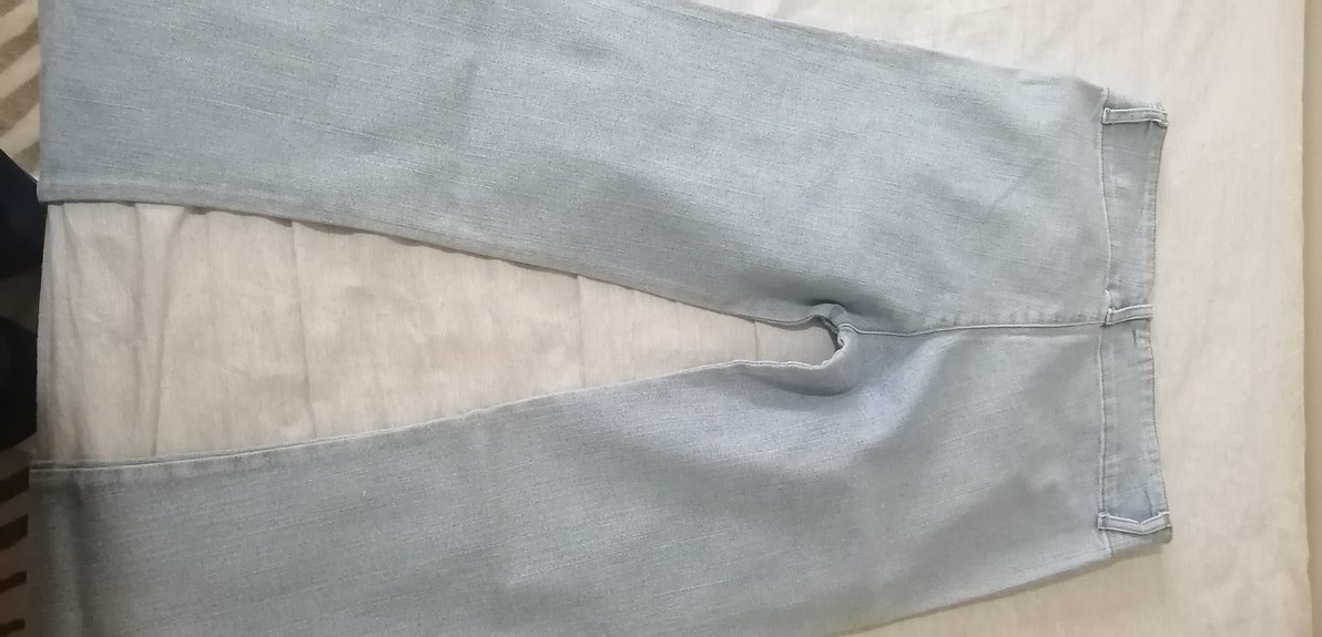 Buz mavisi Normal Boy Kadın Kot Pantolon - Görsel 4