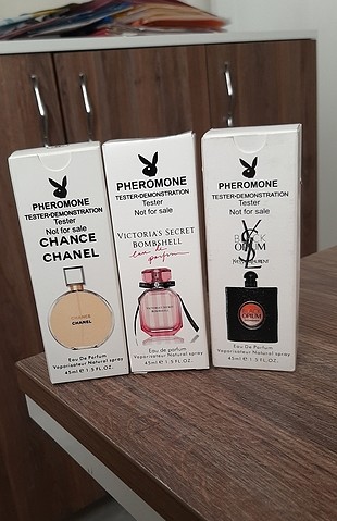 3 adet 45 ml tester