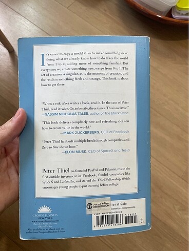  Beden Zero to One ingilizce kitap