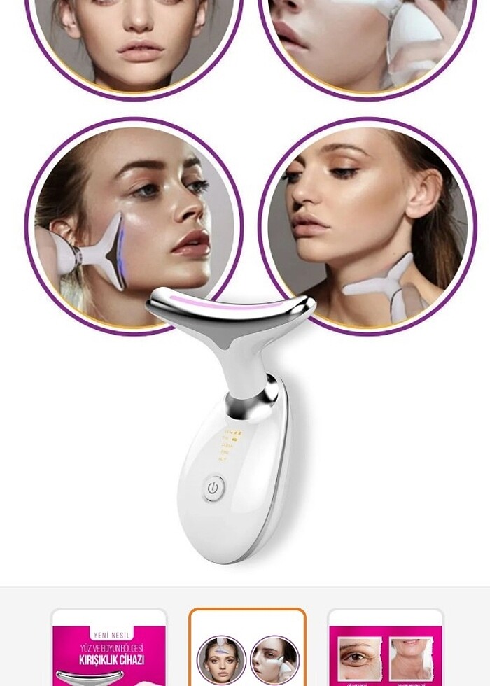 3 kademeli yüz kırışıklık cihazi  - Görsel 3