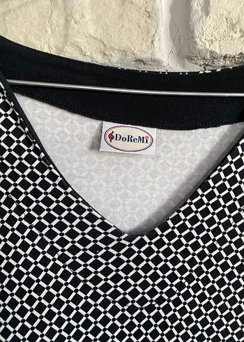 Pierre Cardin Gri V Yaka Kısa Kollu elbise