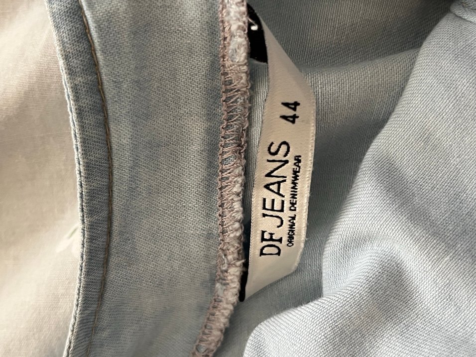 Mavi Düğmeli Askılı Midi Kot Elbise - Görsel 3