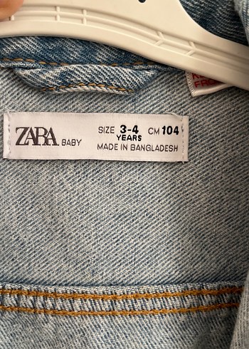 Düğmeli Kısa Kollu Mavi Denim Ceket - Görsel 2