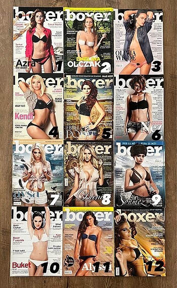 Boxer Erkek Dergisi Koleksiyonu