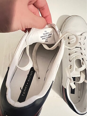 38 Beden beyaz Renk Tommy hilfiger sneaker