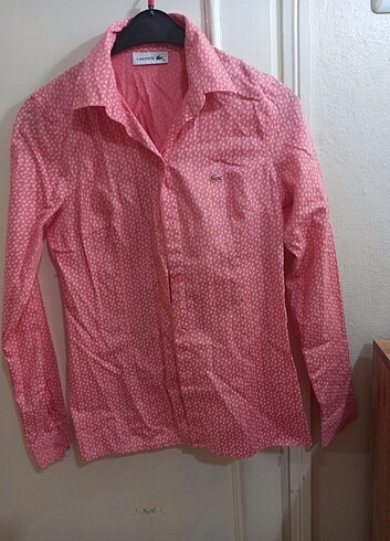 Pembe lagoste gömlek 36 beden