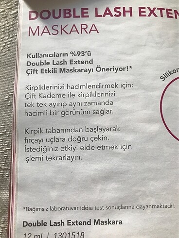 Farmasi Double Lash maskara