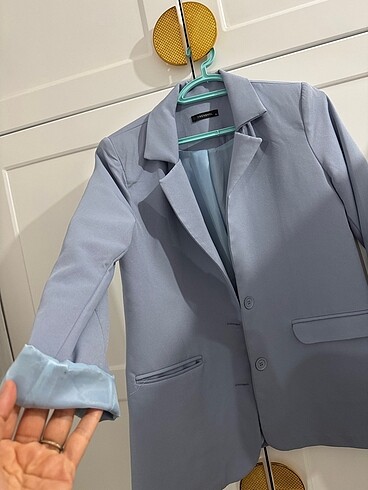 Mavi blazer ceket
