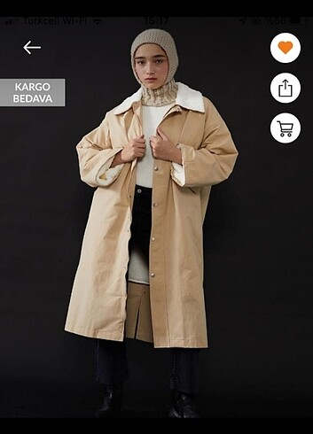 m Beden Hooops parka