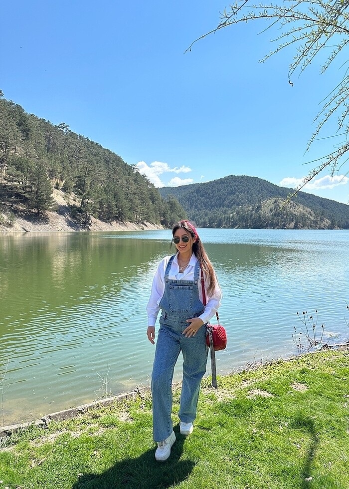 Bahçivan tulum salopet hamilelik - Görsel 2