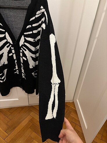 l Beden Unisex gotik iskelet hırka