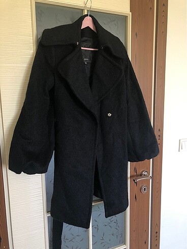 40 Beden siyah Renk İpekyol yün palto