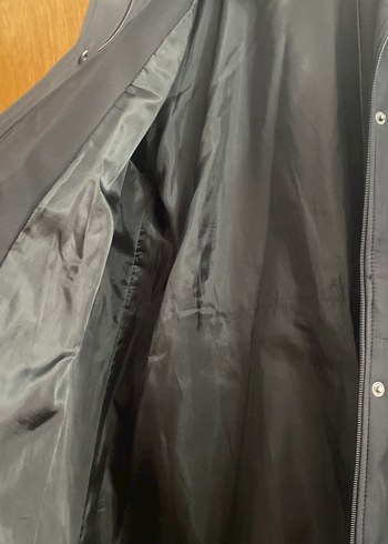 Siyah trençkot - Görsel 5