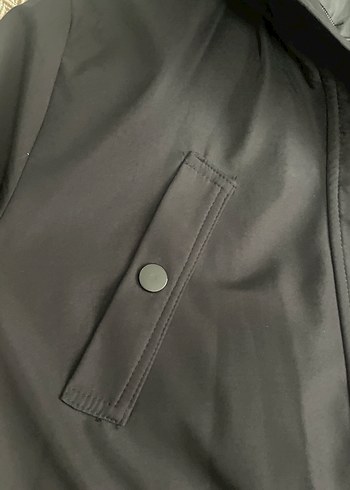 Siyah trençkot - Görsel 9