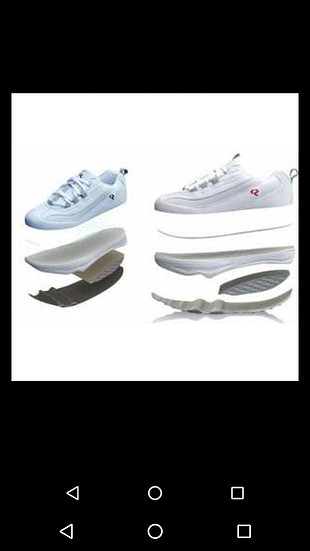 38 Beden beyaz Renk 38 Numara Zayıflatan Spor Ayakkabı