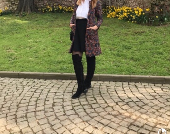 Yeni gibi süet çizme