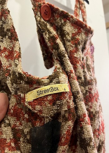 Desenli Yün Kadın Tulum - Görsel 4