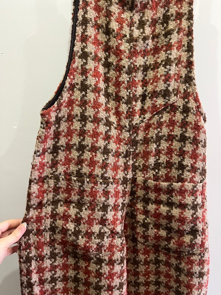 Desenli Yün Kadın Tulum - Görsel 3