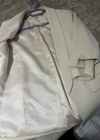 Koton Business Bej Şal Yaka Şık Ceket - Sıfır Ayarında - Görsel 5