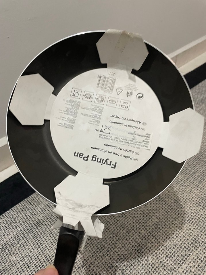 Siyah Teflon Kaplama Tava - Görsel 4