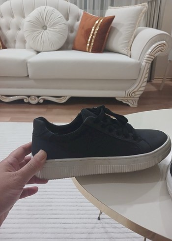 Siyah Kadın Günlük Spor Ayakkabı - Görsel 3