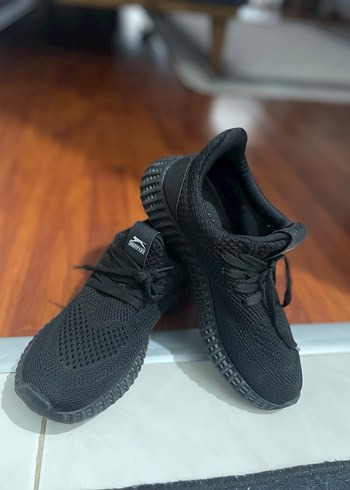 Siyah Bağcıklı kadın Spor Ayakkabı - Görsel 2