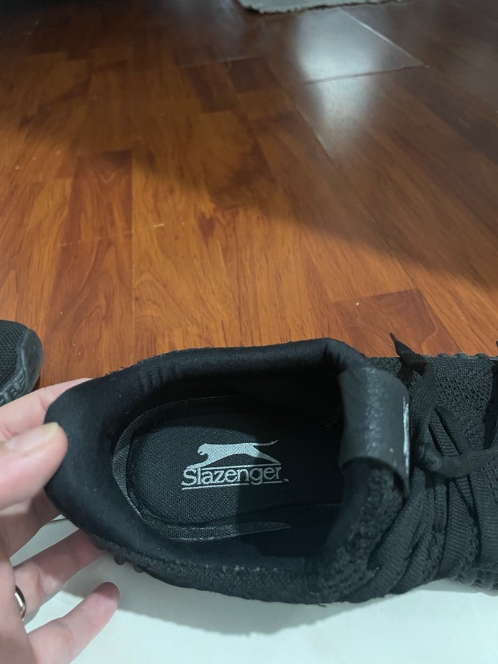 Siyah Bağcıklı kadın Spor Ayakkabı - Görsel 4