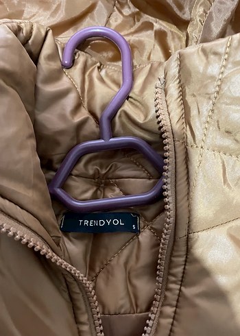 Taba Kapüşonlu Kadın Kışlık Mont - Görsel 2