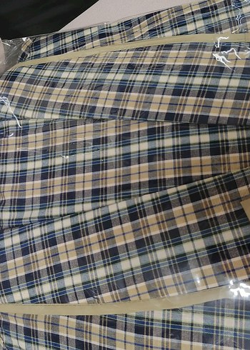 Bej Ekoseli Erkek sabahlık - Görsel 2