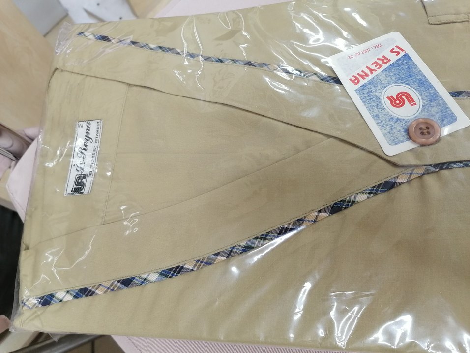 Bej Desenli erkek pijama takımı - Görsel 2