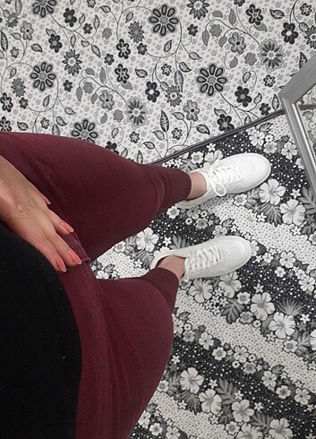 m Beden bordo Renk Pantolon