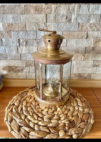 Pirinç Renkli Dekoratif Fener - Görsel 4