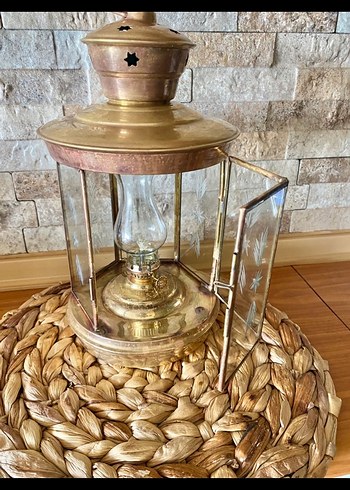 Pirinç Renkli Dekoratif Fener - Görsel 6