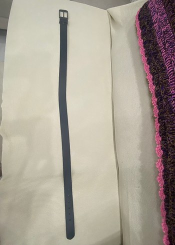 Tergan Lacivert Deri Tokalı erkek kemeri