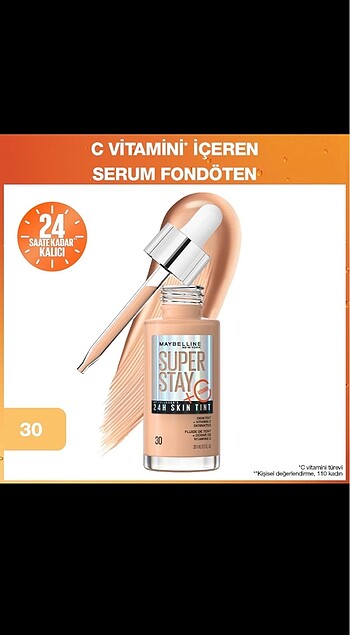 Maybelline Super Stay Skin Tint Fondöten