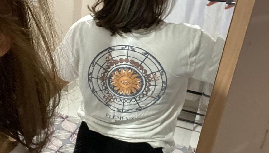 m Beden Addax Baskılı Tshirt