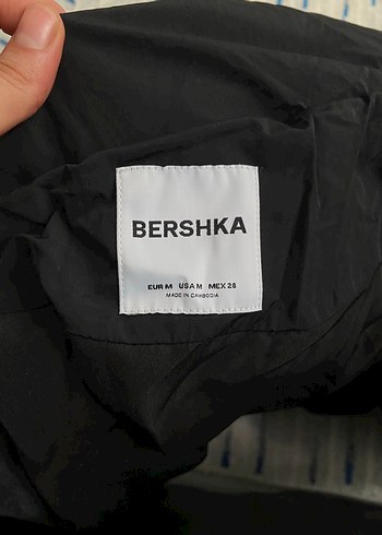 Bershka Bershka Siyah Kadın Kışlık Mont