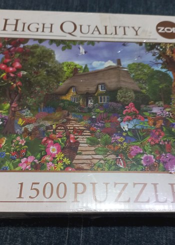 1500 Parça Çok Renkli Yüksek Kalite Puzzle